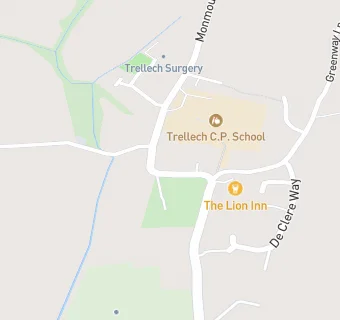 map for Trellech Primary School