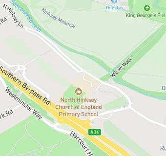 map for North Hinksey Church of England Primary School