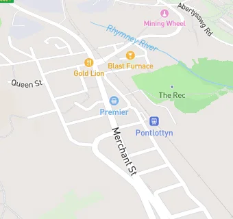 map for Pontlottyn Empire Club & Institute