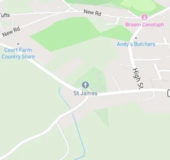 map for St James's Church Centre