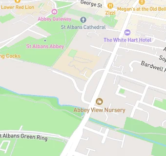 map for The Abbey C E V A Primary School