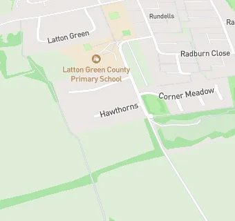 map for Latton Green Home Tuition Pupil Referral Unit C.O.Latton Green Primary School