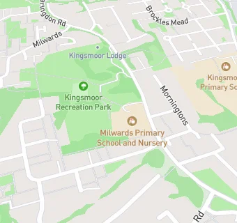 map for Milwards Primary School and Nursery