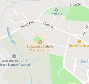 map for Aspens Services at St Joseph's RC Primary School