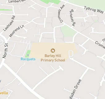 map for Barley Hill Primary School