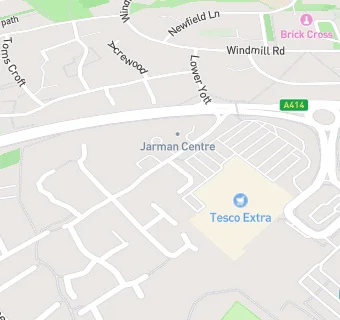 map for Jarman Day Centre