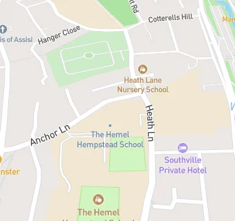 map for The Hemel Hempstead School