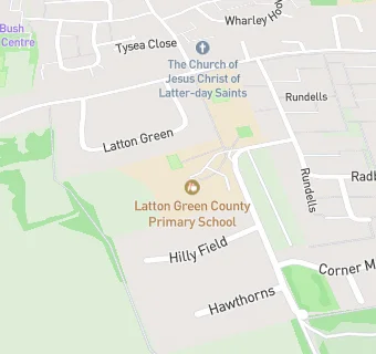 map for Latton Green Primary School