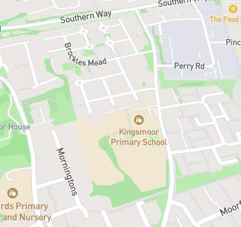 map for Kingsmoor Junior School