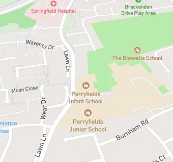 map for Springfield Bees Pre-school