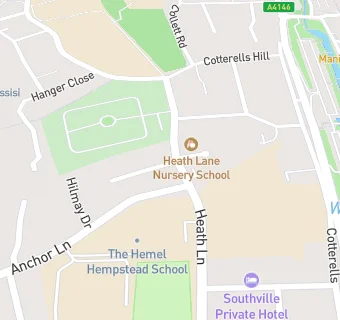 map for South Hill Primary School