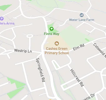 map for Caterlink At Cashes Green County Primary School