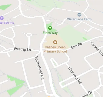 map for Cashes Green Playgroup