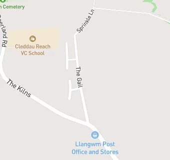 map for Cleddau Reach VC School