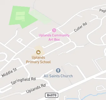 map for Caterlink Limited At Uplands Community Primary School