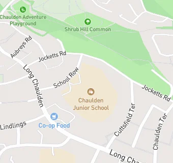 map for Chaulden Junior School