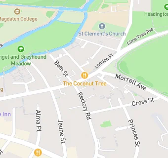 map for Abbeyfield Oxford Society