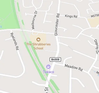 map for Bridge Service Station