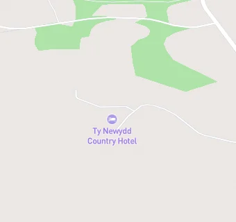 map for Ty Newydd Country Hotel