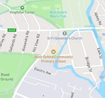 map for Oxford Active After School Club