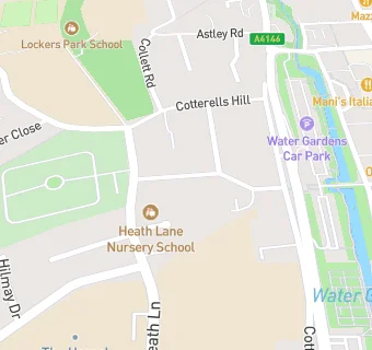 map for South Hill Centre