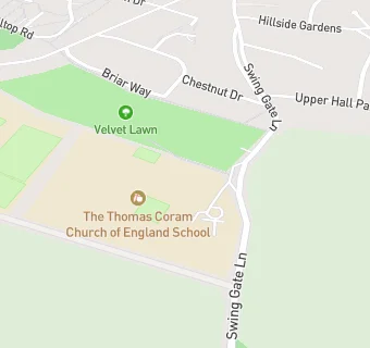 map for The Thomas Coram Church of England School