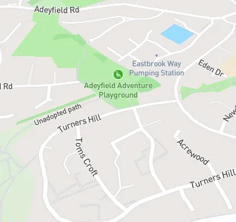 map for Adeyfield Adventure Playground