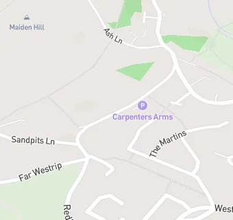 map for The Carpenters Arms