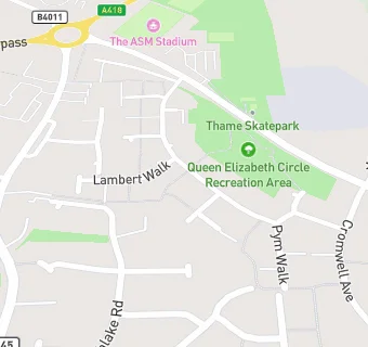 map for Tetsworth Sports & Social Club