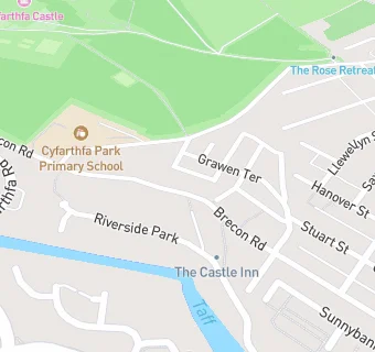 map for Cyfarthfa Arms