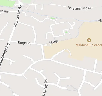 map for Maidenhill School