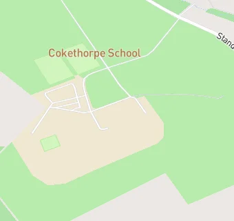 map for Cokethorpe School