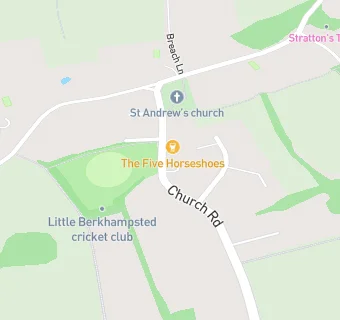 map for Five Horseshoes