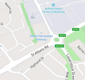 map for Travelodge Hotels Limited Hemel Hempstead Gateway