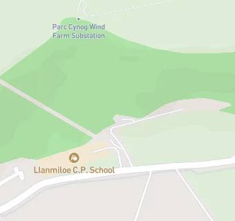 map for LLANMILOE CP SCHOOL