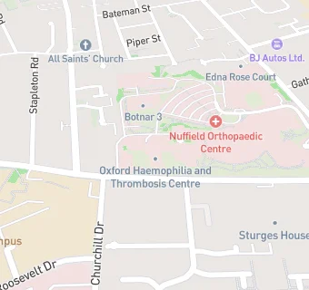 map for Elior At Nuffield Orthopaedic Centre