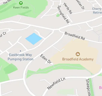 map for Broadfield Primary School