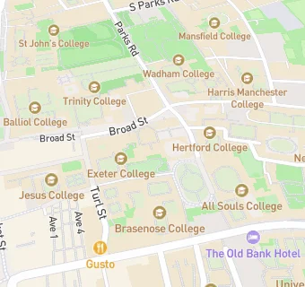 map for Bodleian Libraries Shops