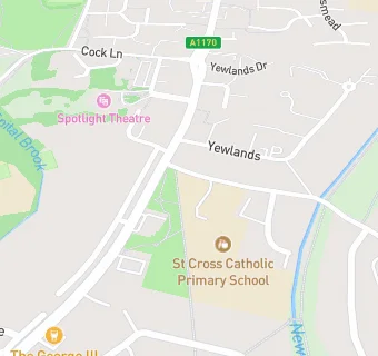 map for St Cross Catholic Primary School