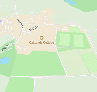 map for Compass Catering @ Oaklands College