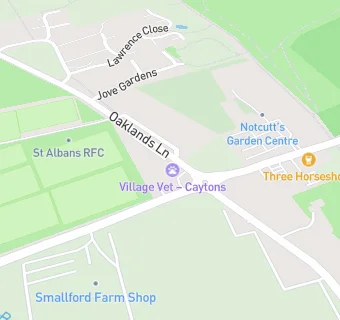 map for Notcutts Garden Centre & Cafe