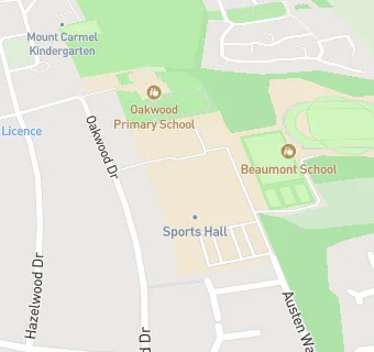 map for Beaumont School