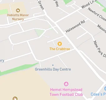 map for Greenhills Resource Centre