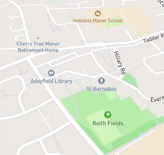 map for Adeyfield Community Centre