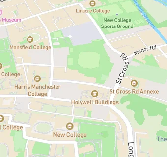 map for Balliol College Sports Ground