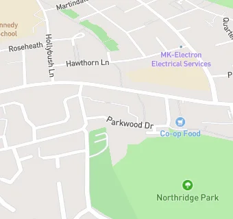 map for Parkwood Surgery