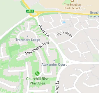 map for Mountbatten House Surgery