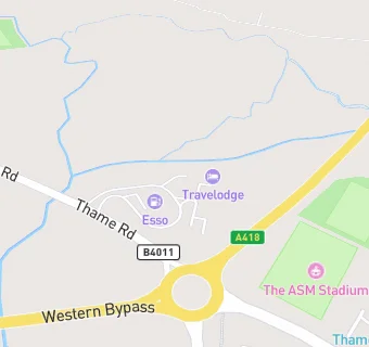 map for Travelodge Thame