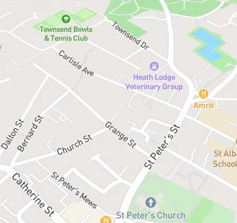 map for Grange Street Surgery