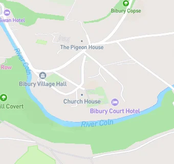 map for Bibury Church of England Primary School